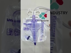 2000ml 고급 소변 가방 성인용 소변 가방 소변 컬렉션 착용 가능한 소변 가방